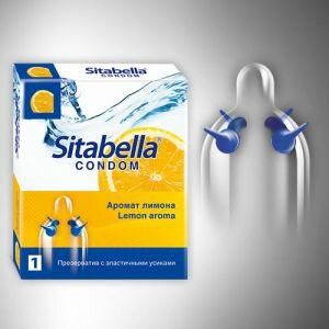 Презервативы с усиками Sitabella Лимон ― Секс шоп Кем-Интим