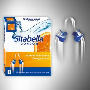 Презервативы с усиками Sitabella Апельсин ― Секс шоп Кем-Интим