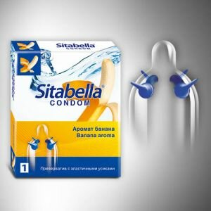 Презервативы с усиками Sitabella Банан ― Секс шоп Кем-Интим