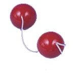 Вагинальные шарики № 2 красные пластиковые